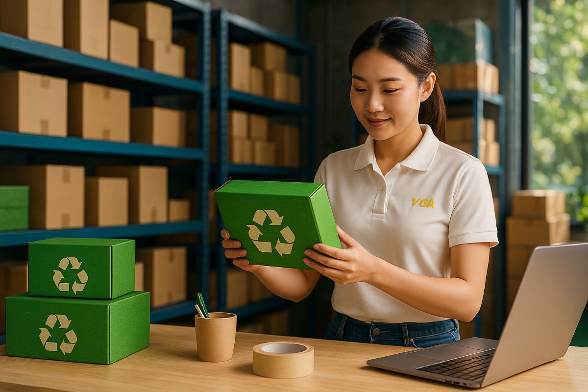 Bao bì xanh xuất khẩu hàng Việt – Chìa khóa giúp hàng Việt chinh phục thị trường Hoa Kỳ