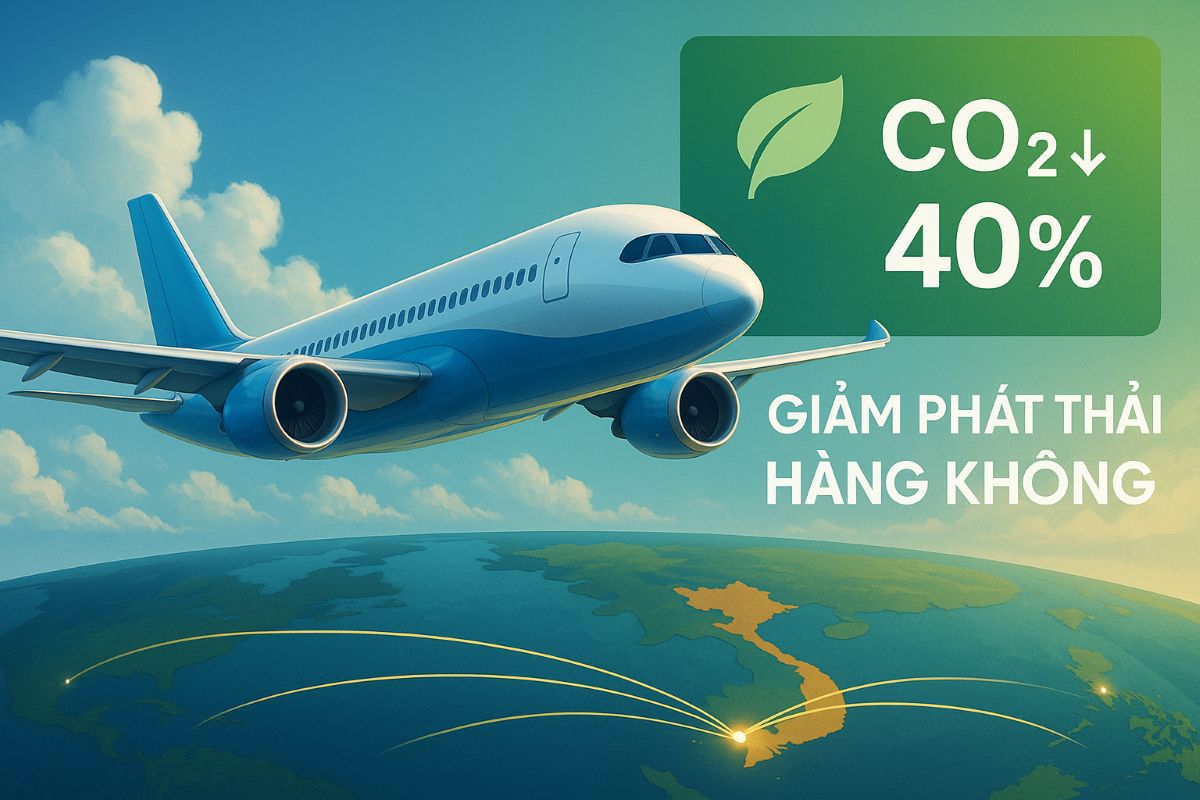 Giảm phát thải hàng không – Bước đột phá cần thiết cho vận tải và logistics Việt Nam